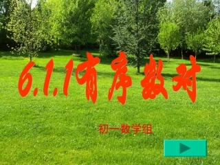 有序实数对课件