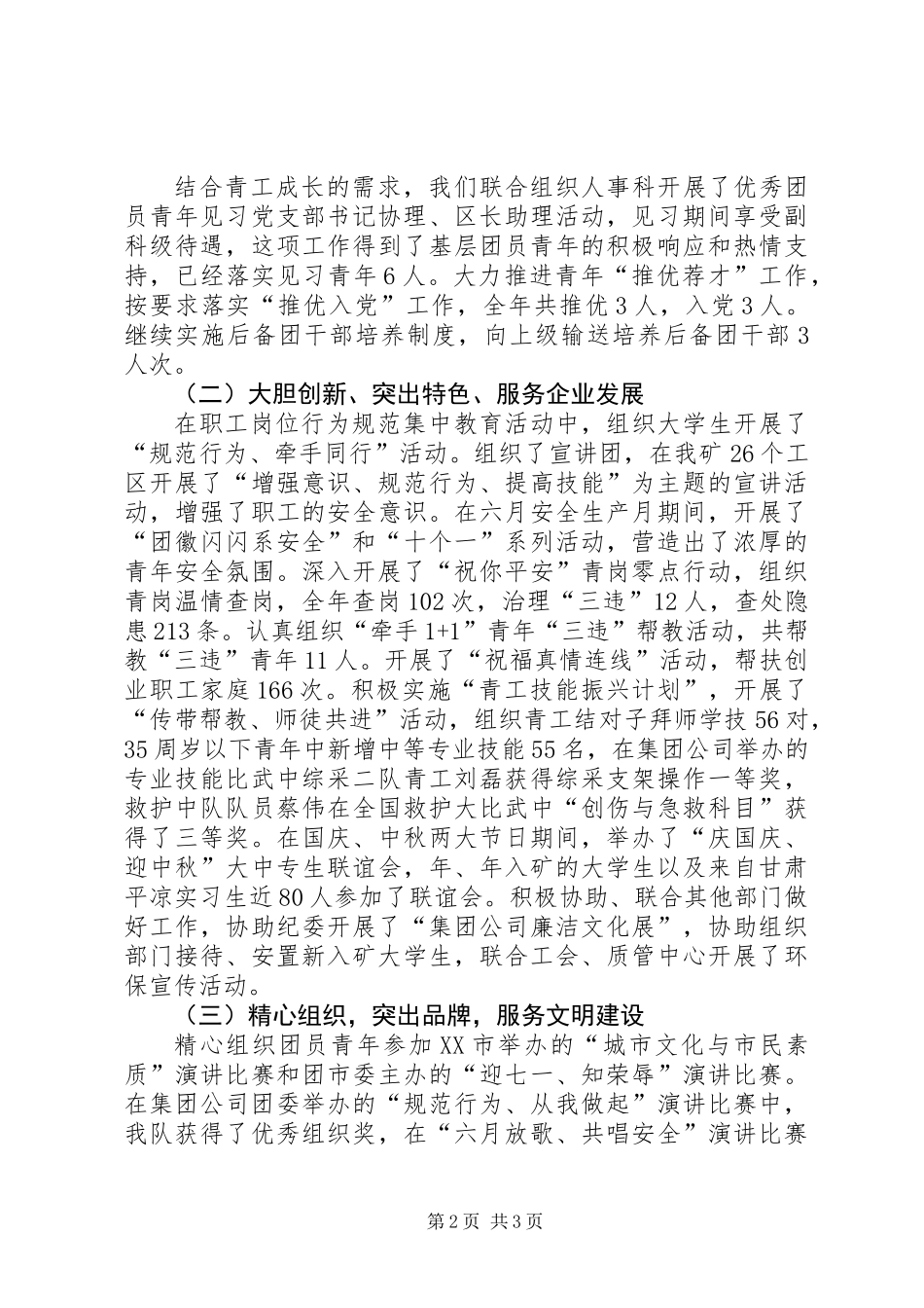 共青团规范教育年终总结_第2页