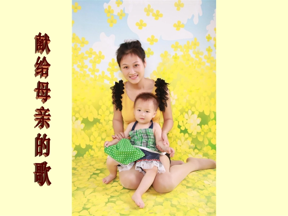 献给母亲的歌_第1页