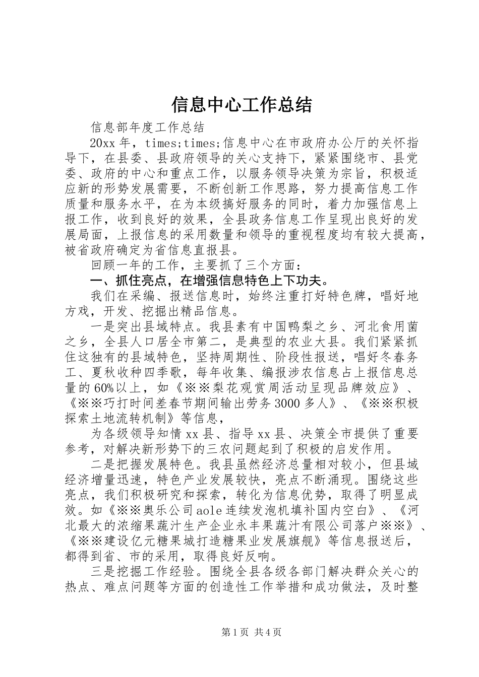 信息中心工作总结 (3)_第1页