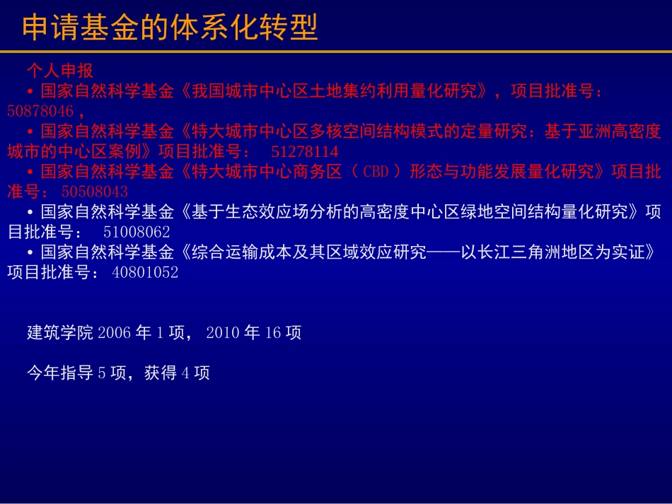 申请课题基金的几个要点杨俊宴建筑学院 教授,博士生导师_第3页