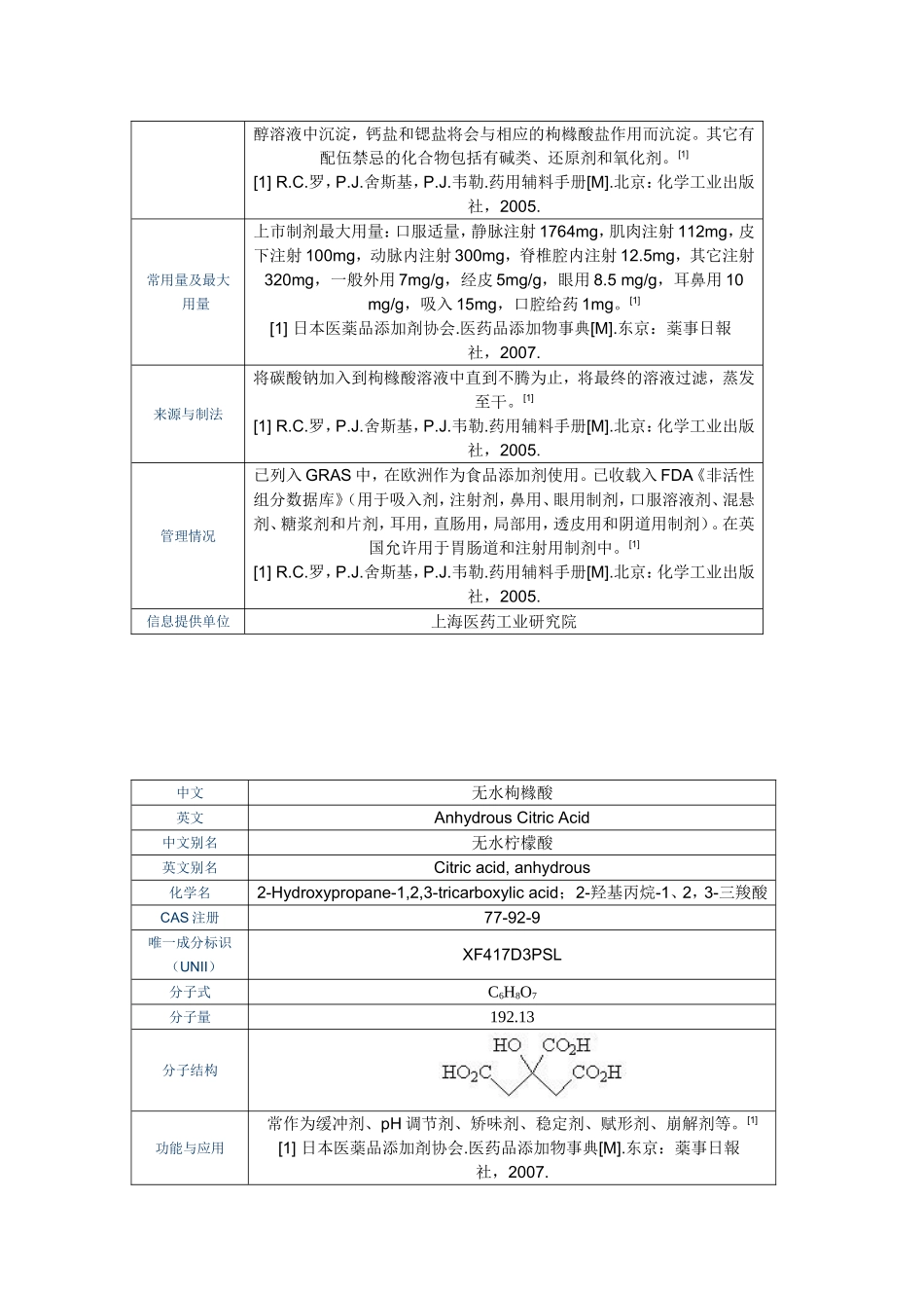 柠檬酸与柠檬酸钠安全用量_第2页