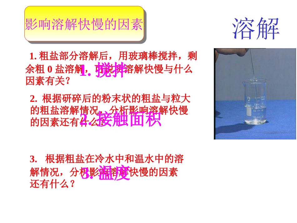 溶解、过滤蒸发课件_第2页