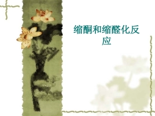 缩酮和缩醛化反应