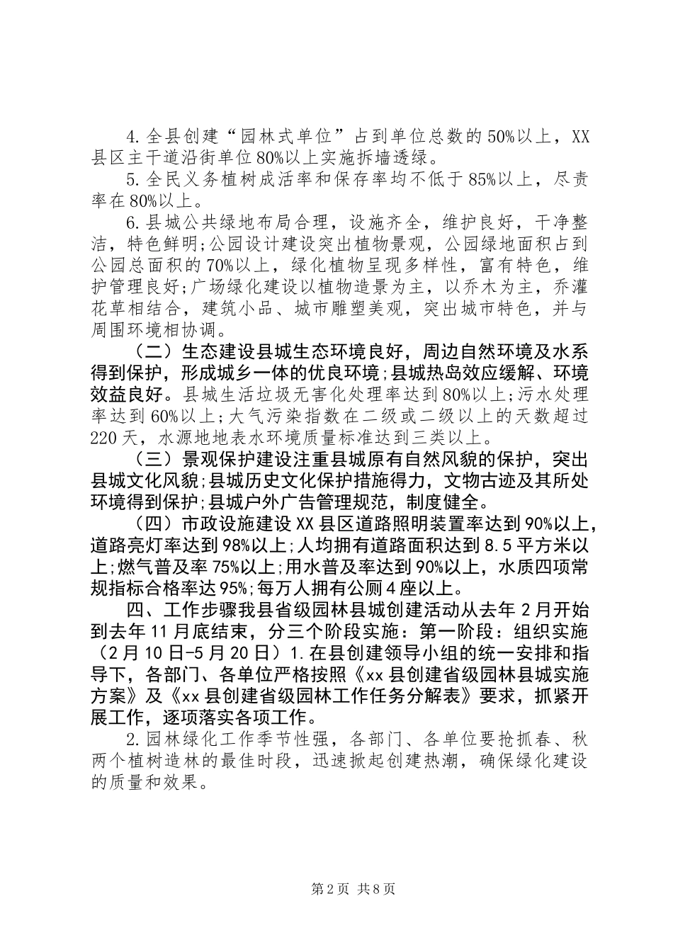 住建局园林城市创建工作方案_第2页