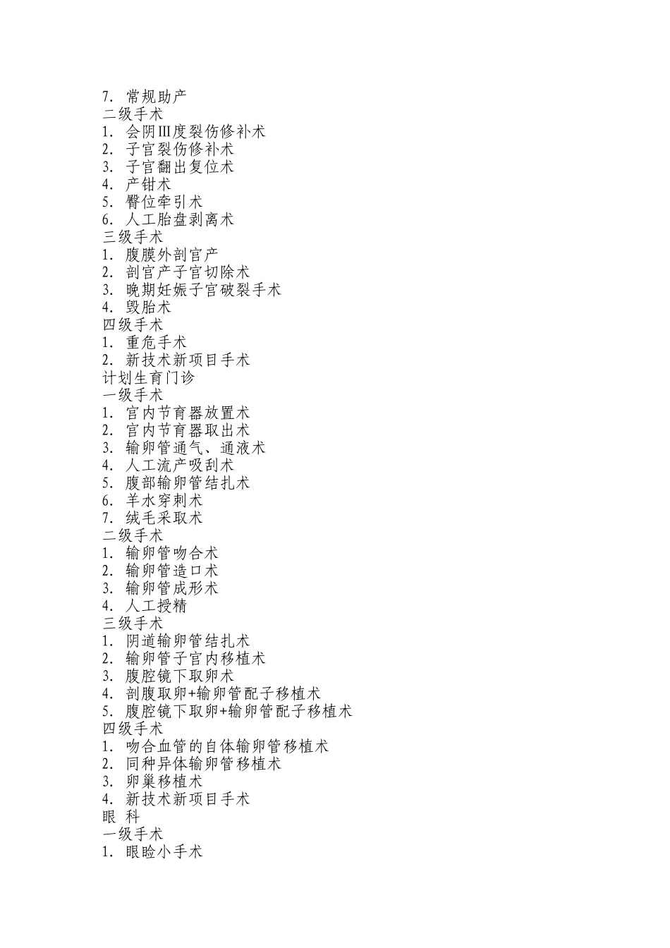 手术分级标准_第2页