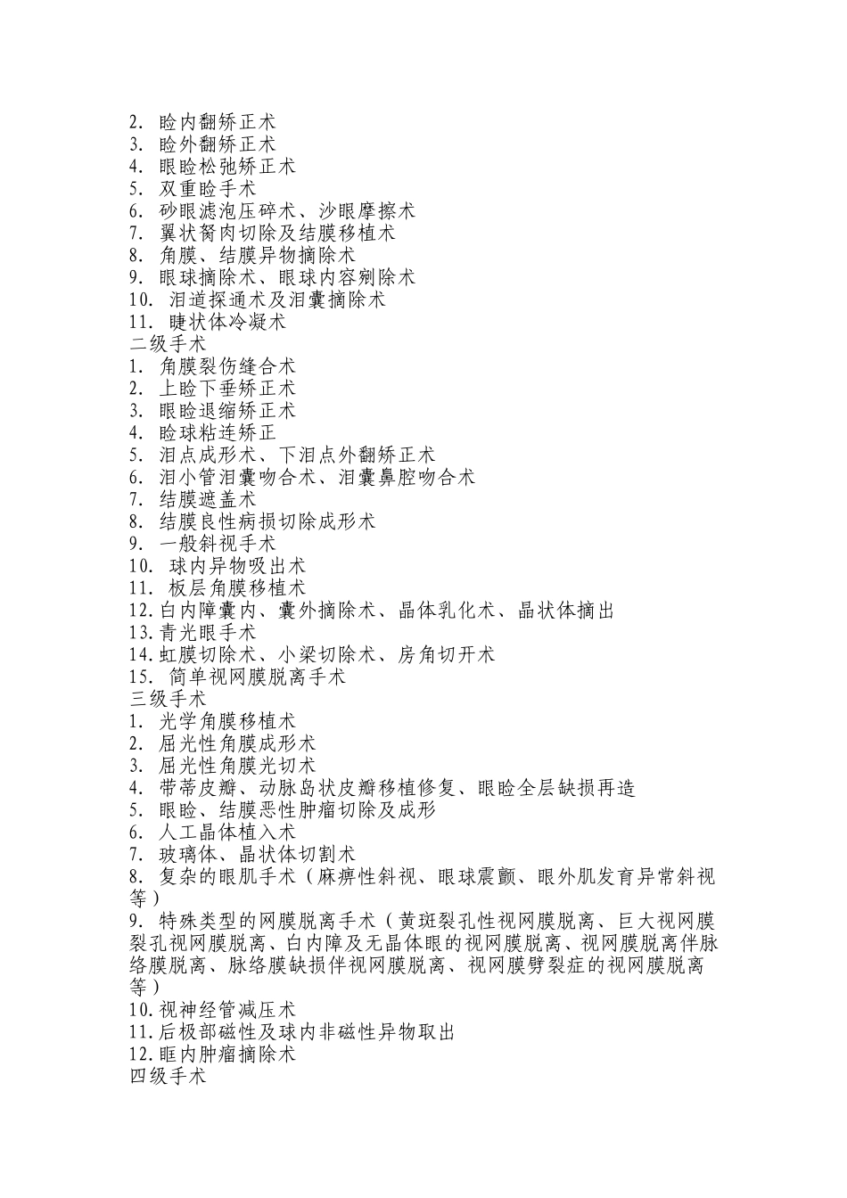 手术分级标准_第3页
