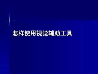视觉辅助工具