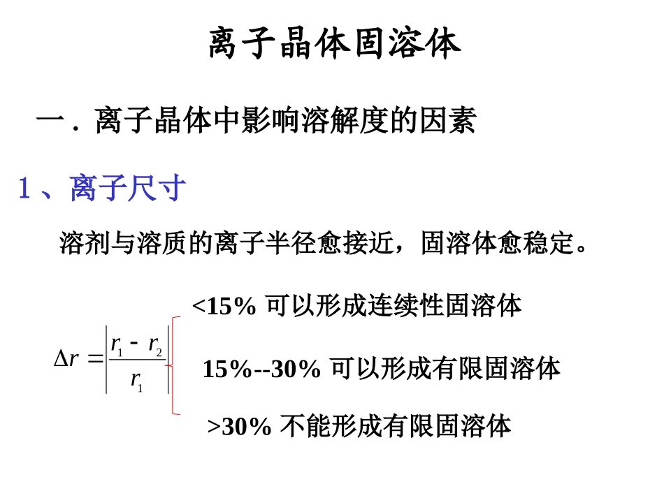 离子晶体固溶体结构_第1页