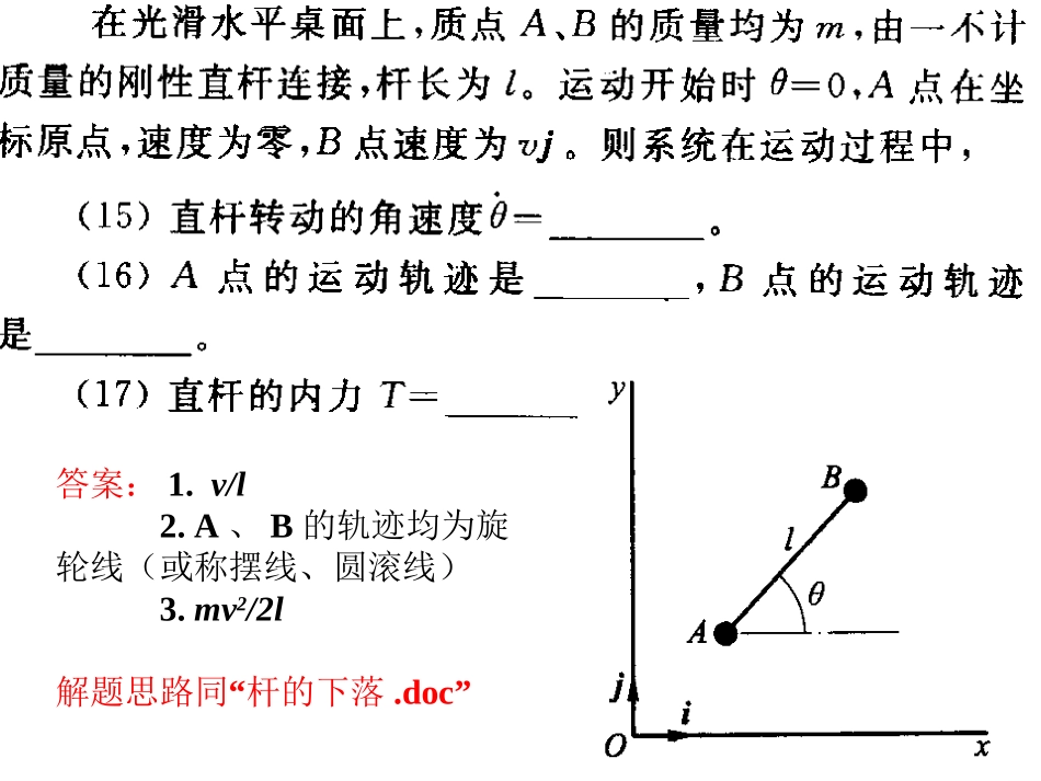 力学竞赛资料运动学_第2页