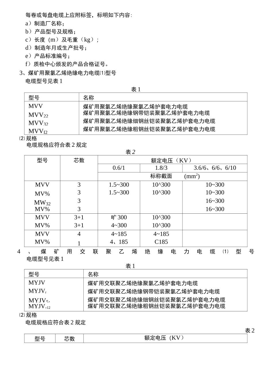 矿用电缆分类标准_第2页