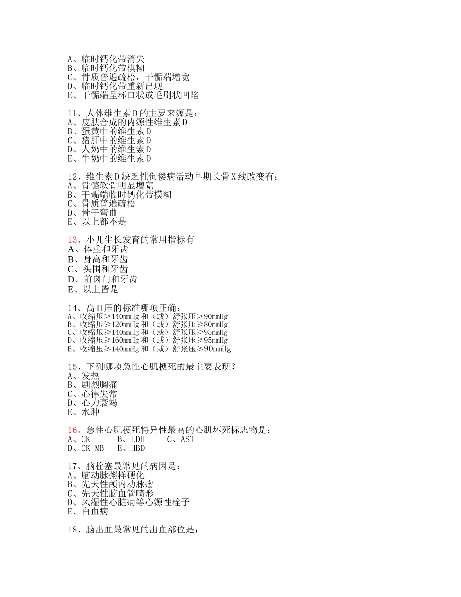 临床医学概论_A卷_第2页