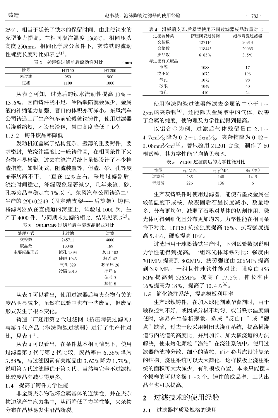 泡沫陶瓷过滤器的使用经验_第2页