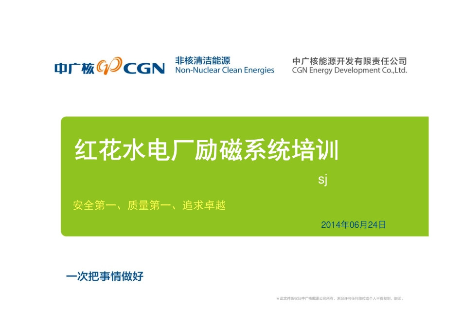 励磁系统的操作与故障处理_第1页