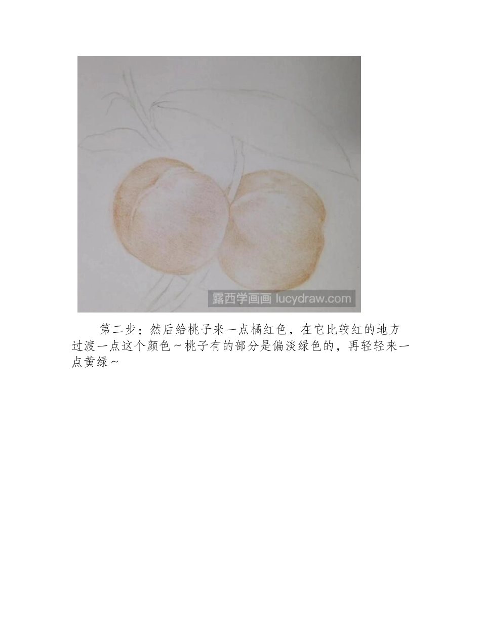 桃子彩铅画教程彩铅画教程_第2页