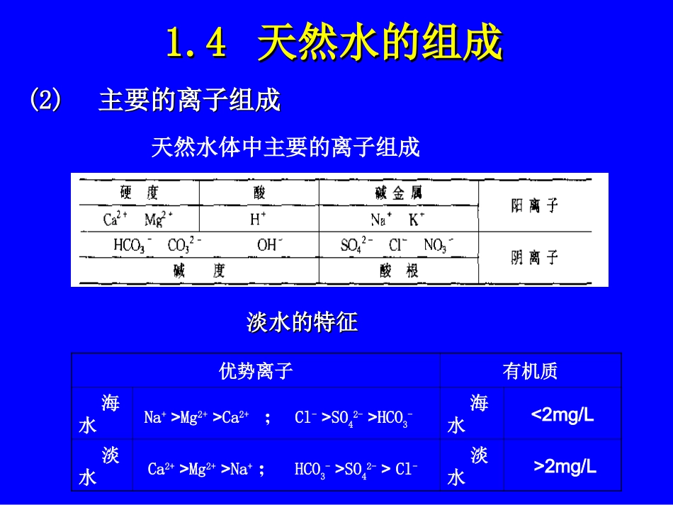 水环境化学-总结 第14次课_第3页