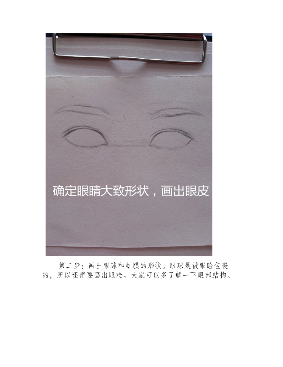 手绘古风漫画人物眼睛画法漫画教程8_第2页