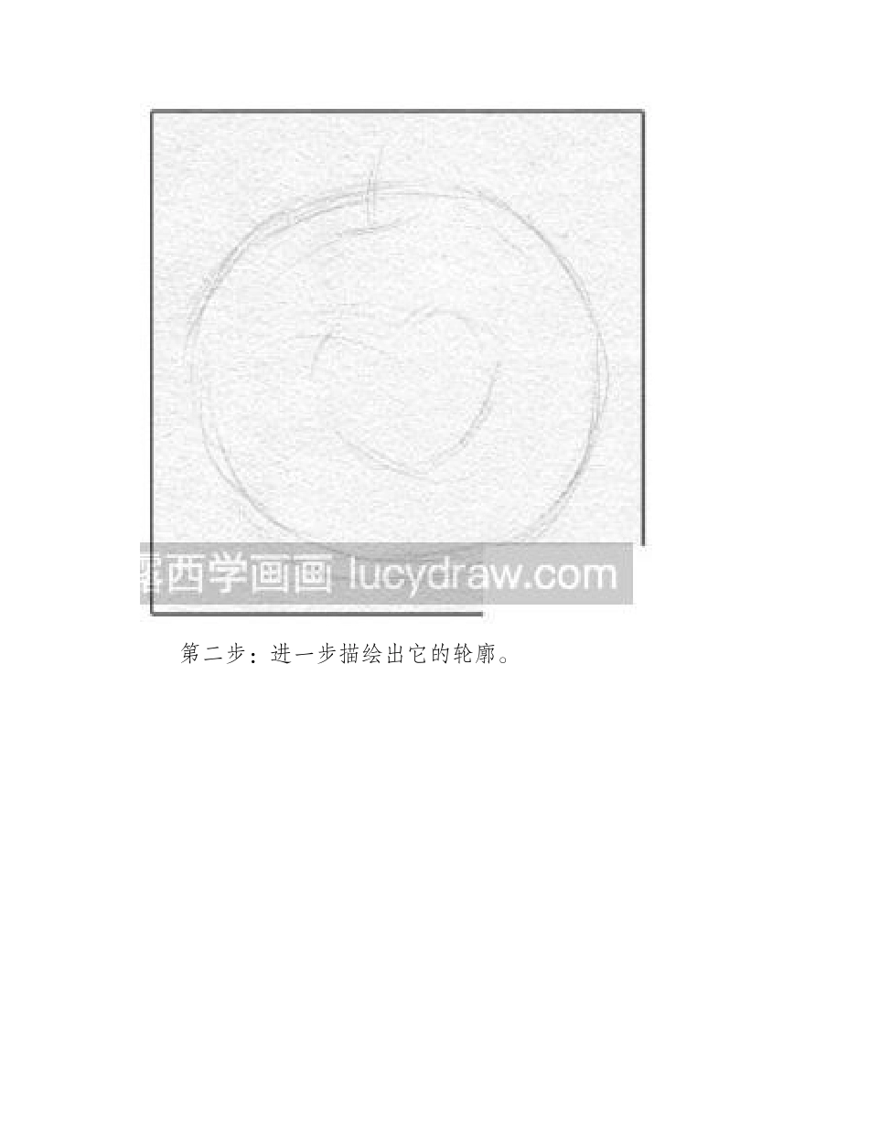 素描画苹果步骤教程素描教程1_第2页