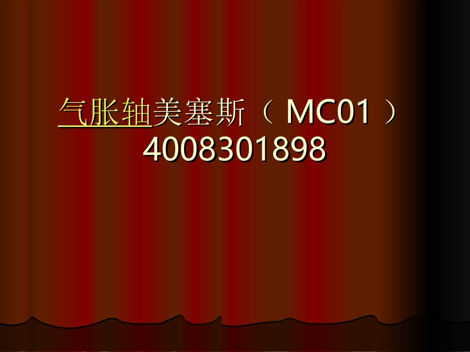 气胀轴Tidland_第1页