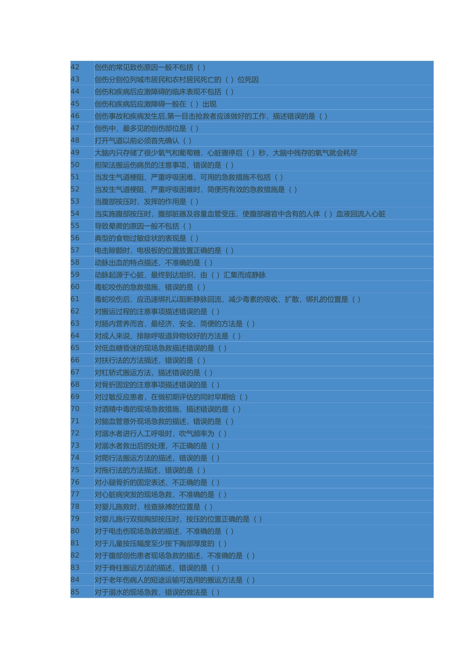 实用现场急救技术 2015山东省继续教育_第2页