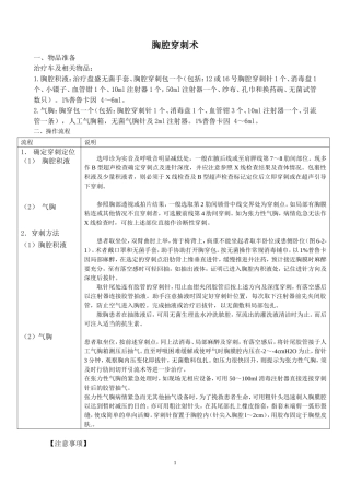 内科医疗技术操作规范