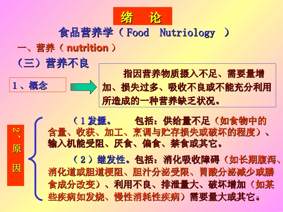 食品营养学(Food  Nutriology )_第2页