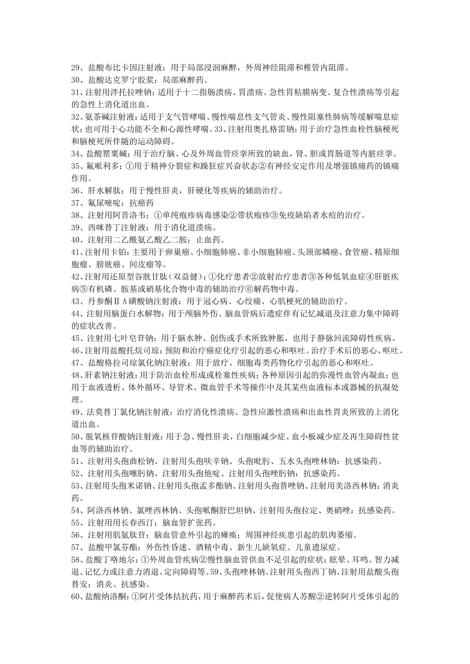 所有注射针剂名称_第2页