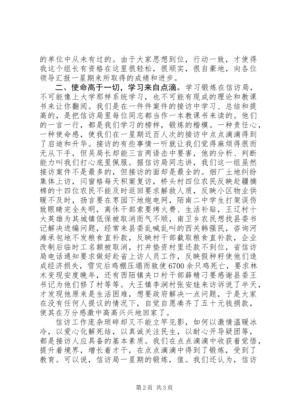 信访锻炼工作总结_第2页