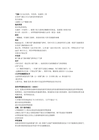 内科常见病知识(精简)