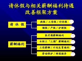 请休假与相关福利待遇改善方案框架0529