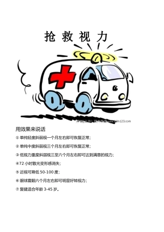 抢 救 视 力