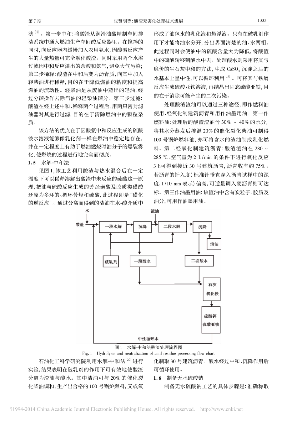 酸渣无害化处理技术进展_张贤明_第3页