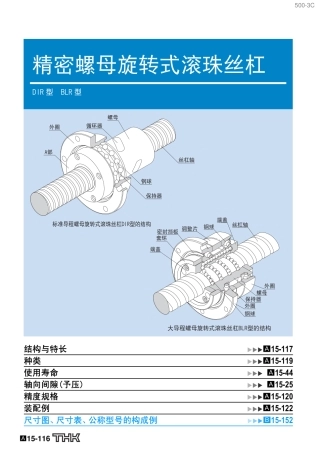 螺母旋转型滚珠丝杠