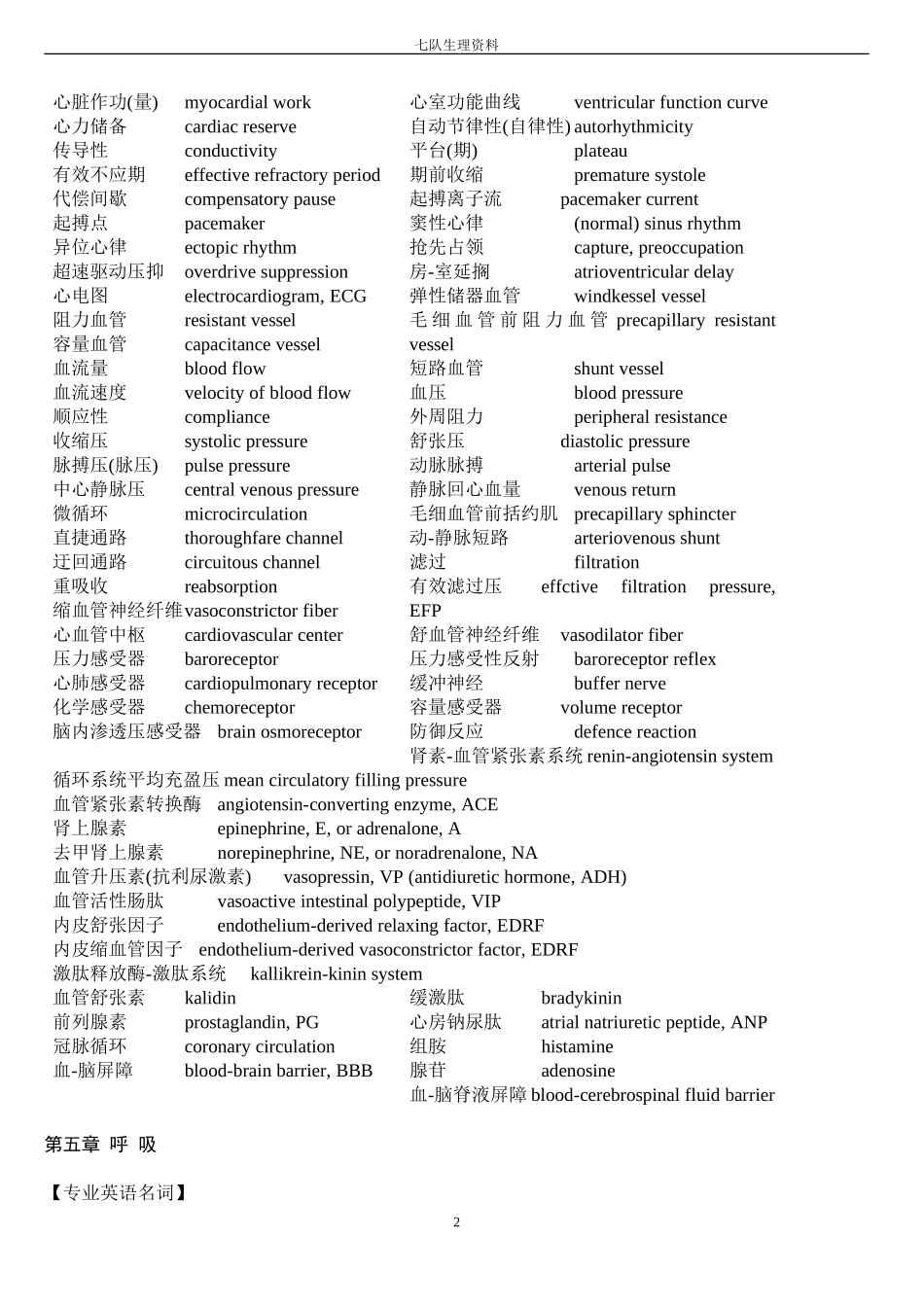 生理学专业英语词汇_第3页