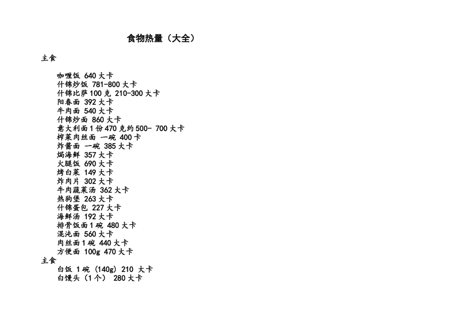酸、碱性食物一览表及热量大的食物_第2页
