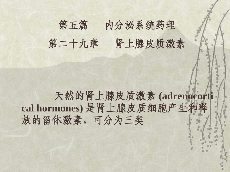 内分泌系统药理_第1页