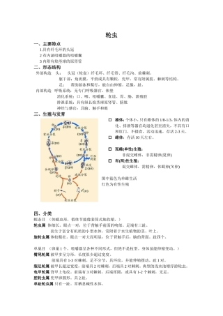 轮虫-枝角类-桡足类