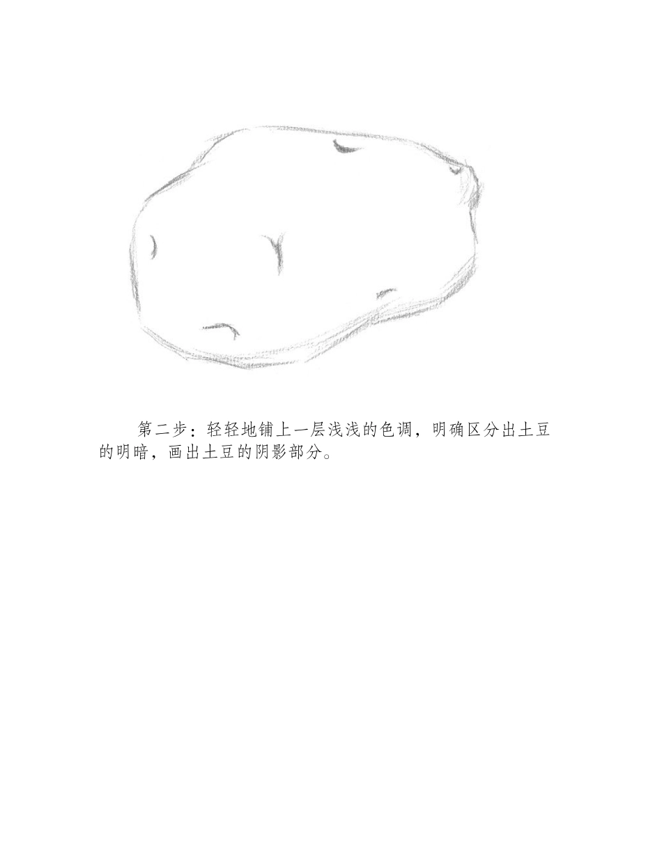 素描入门：素描土豆怎么画_素描教程1_第2页
