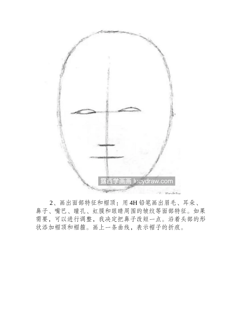 人物头像肖像怎么画_绘画原理是什么_素描教程1_第2页
