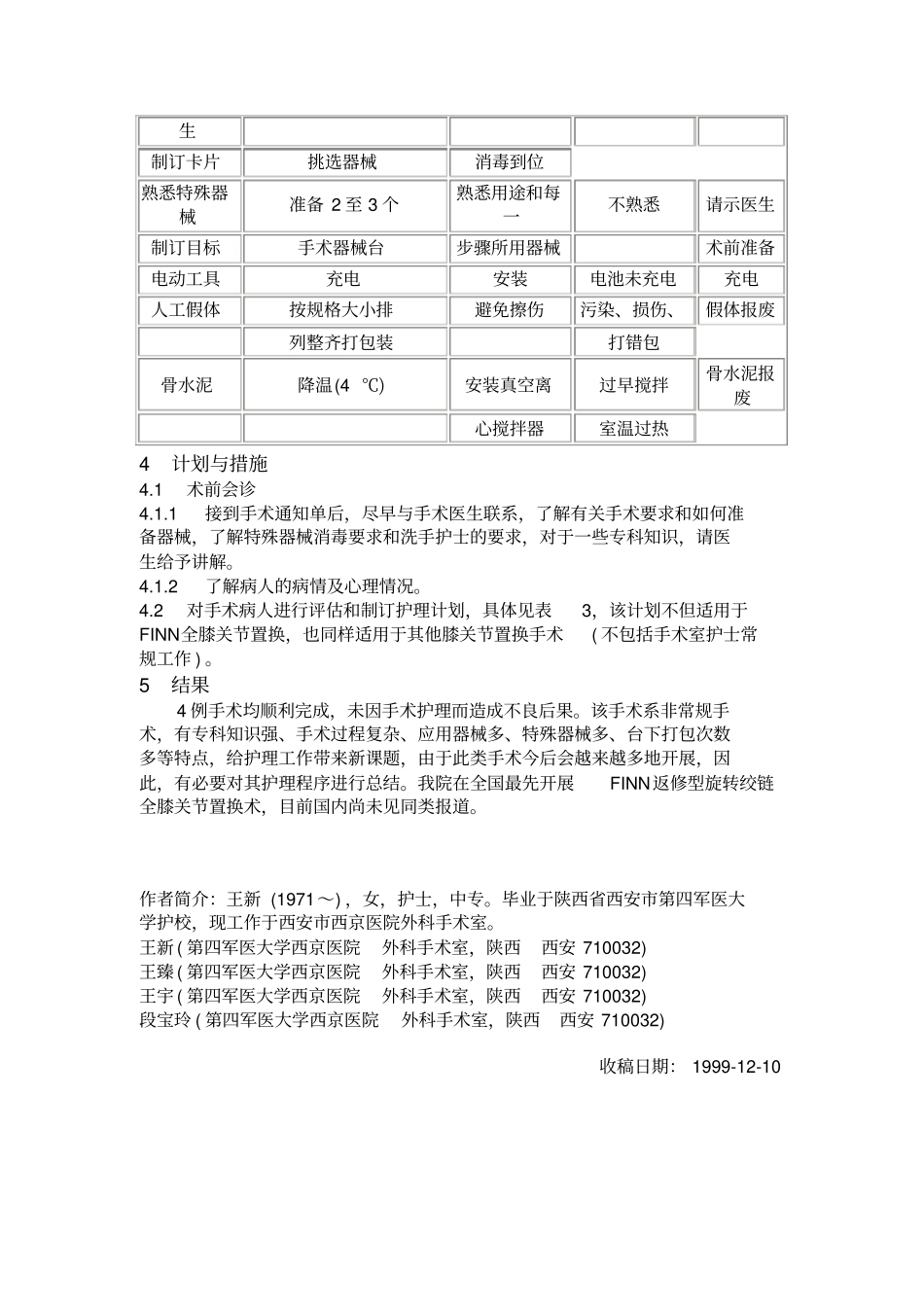 FINN返修型旋转绞链式全膝关节置换术的手术配合_第3页
