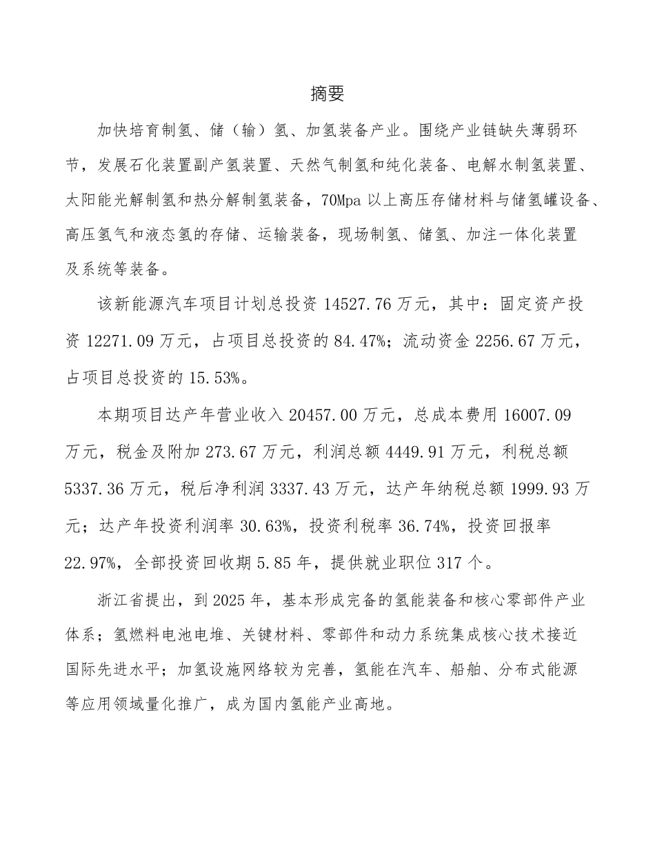 铜川市新能源汽车项目可行性研究报告_第2页