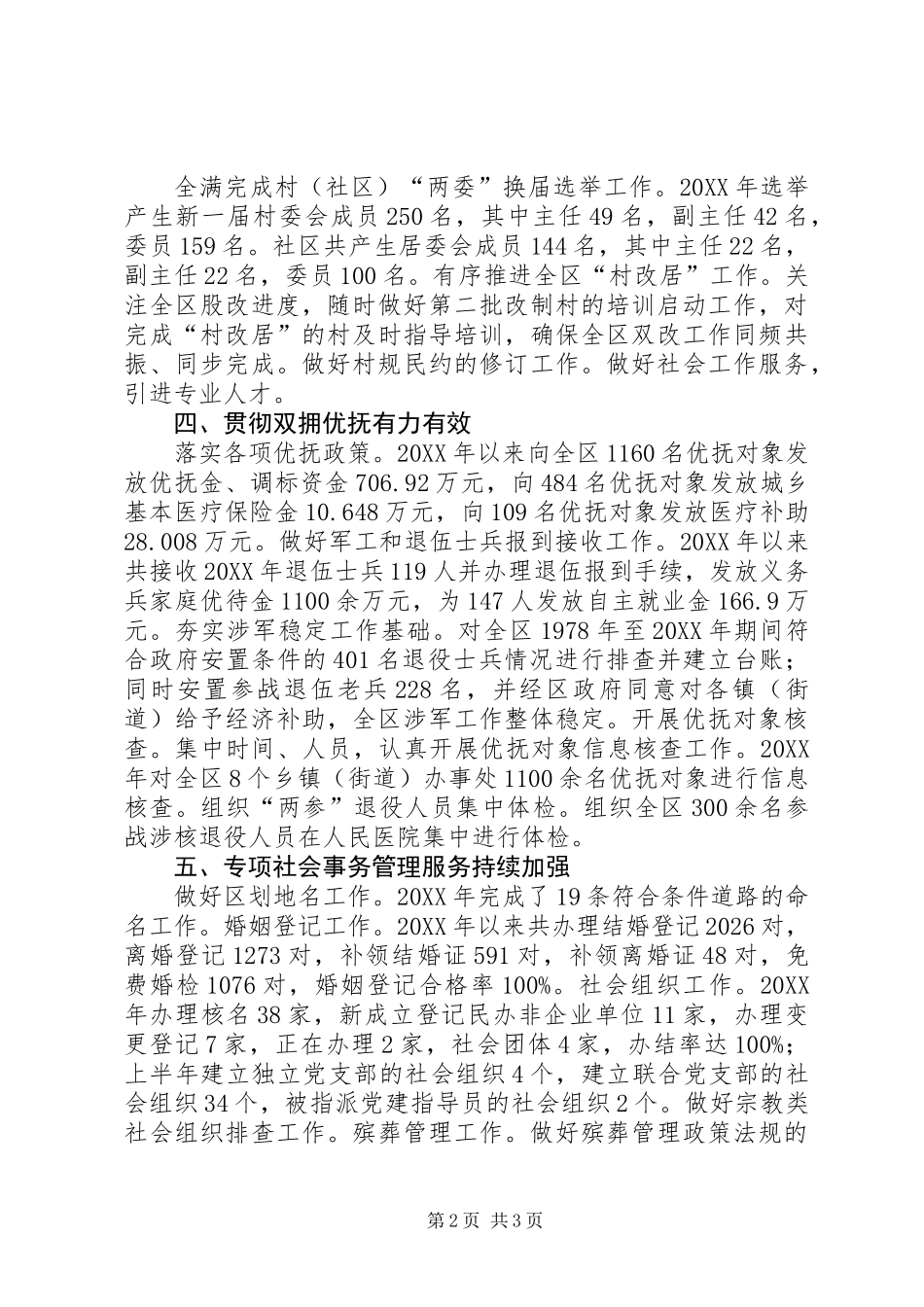 201X年民政局工作总结_第2页