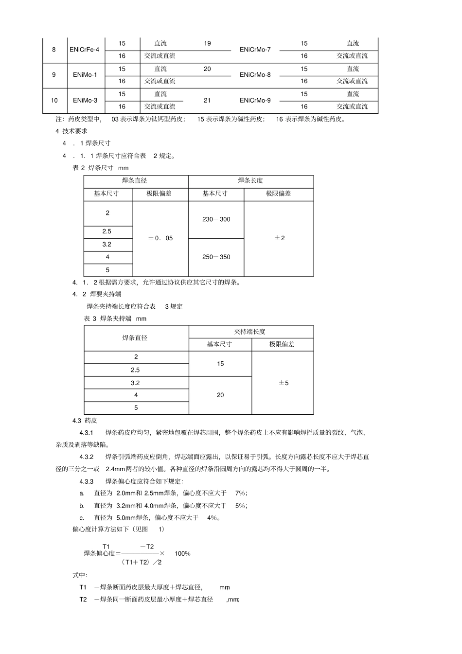 GBT13814_92镍与镍合金焊条_第2页