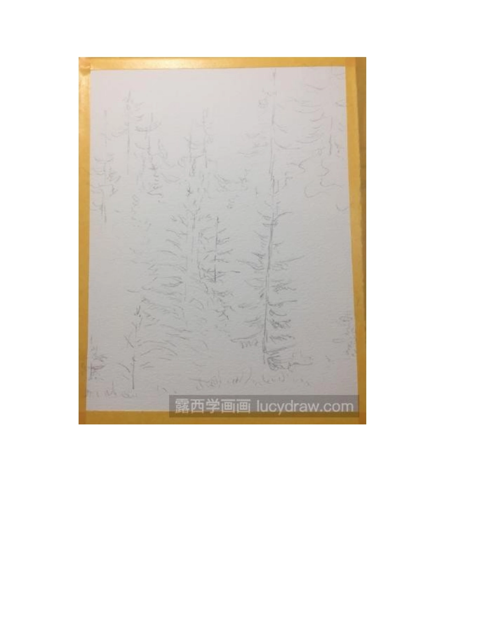 水彩画松树怎么画_水彩画教程_第2页