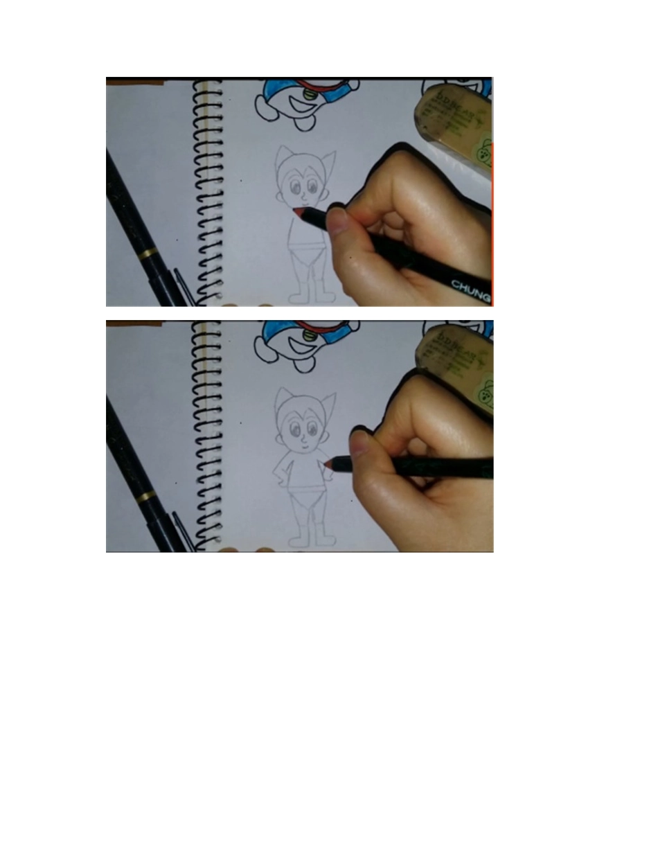 铁臂阿童木简笔画简笔画教程_第2页