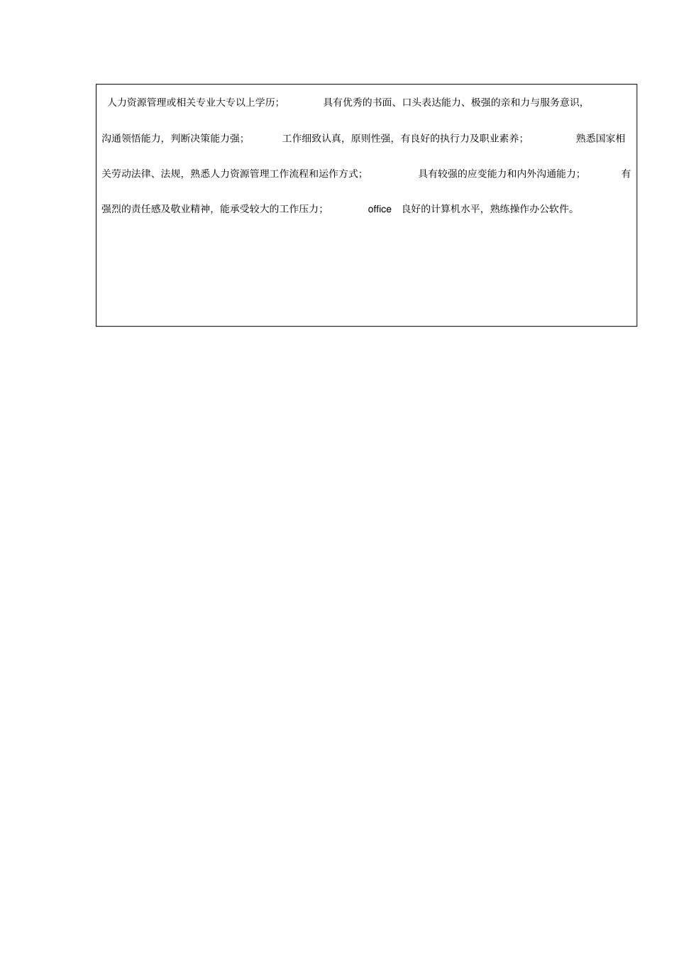 HRSSC-岗位说明书_第3页