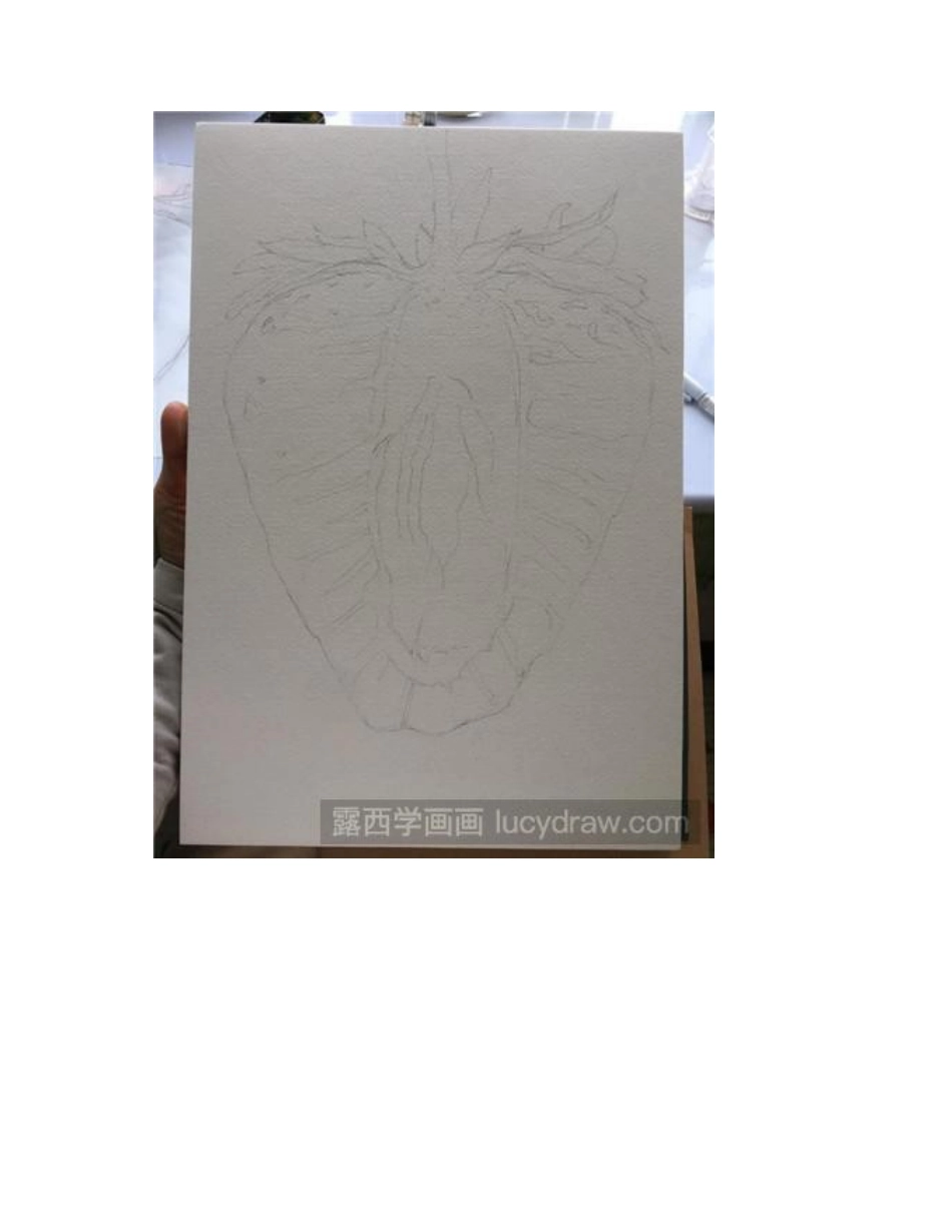 水彩画教程：教你画草莓截面水彩画教程_第2页