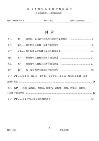 ICP质量检测标准解读