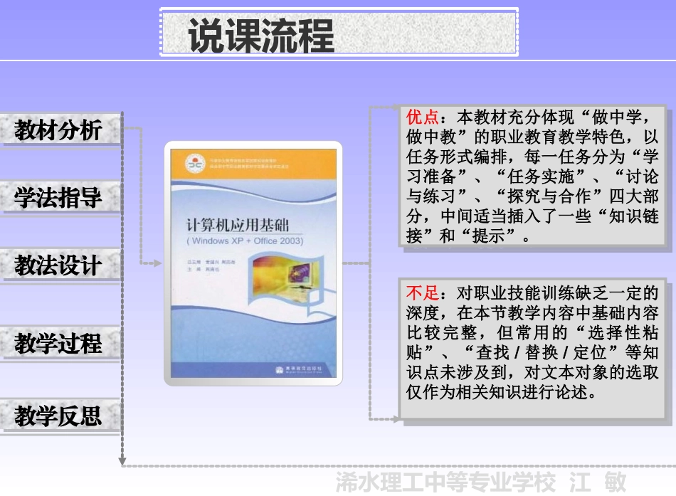 《Word中文本的编辑》说课课件_第3页
