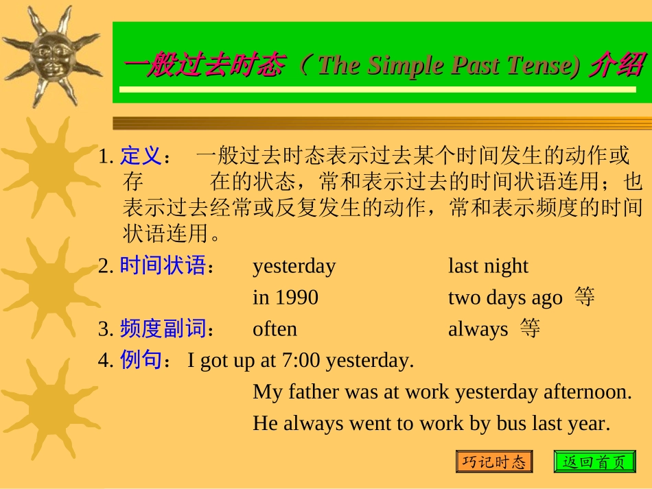 一般过去时PPT课件_第2页